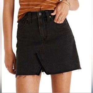 Madewell Black Denim Skirt 23